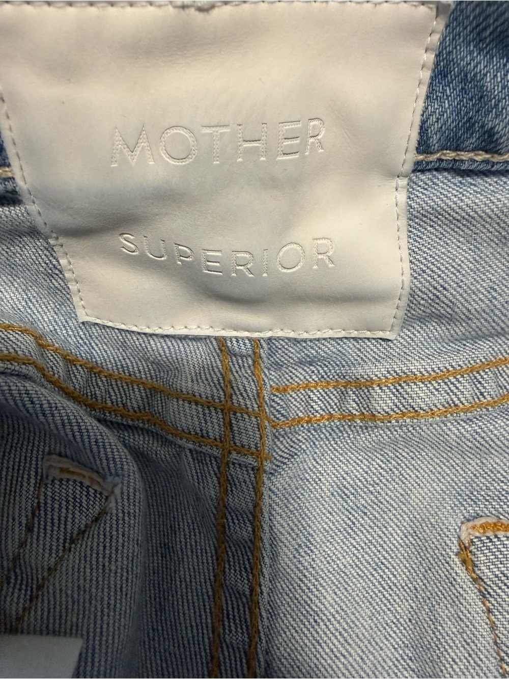 MOTHER The Tomcat Jeans The Confession Distressed Straight Leg Sz 30 (US 8) - Picture 6 of 9